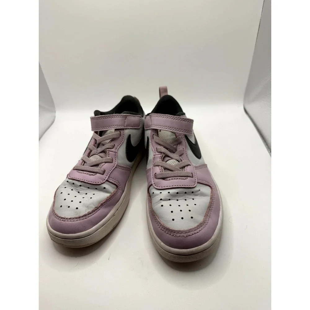 Nike Court Borough‎ Low 2 PS BQ5451-005 Girls 3 Sneaker Iced Lilac Leather Shoes
